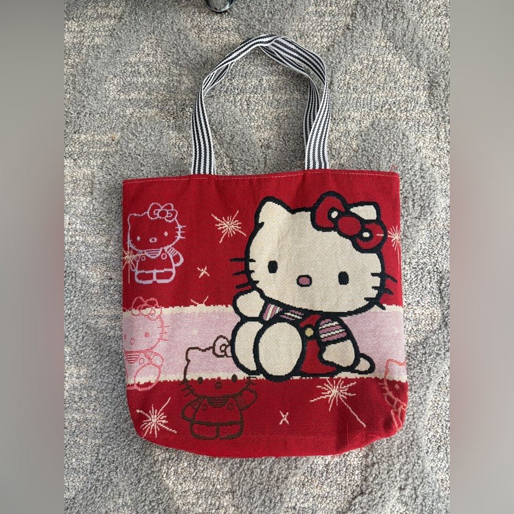 Never used- Hello Kitty Red Tote Bag